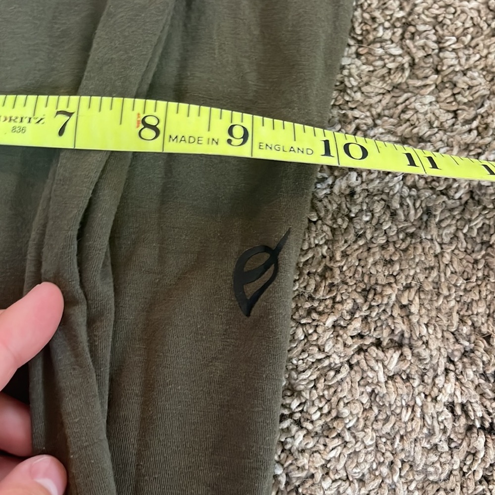 P'tula Brandi Carefree Olive Green Lounge Sweatpants - Picture 3 of 9